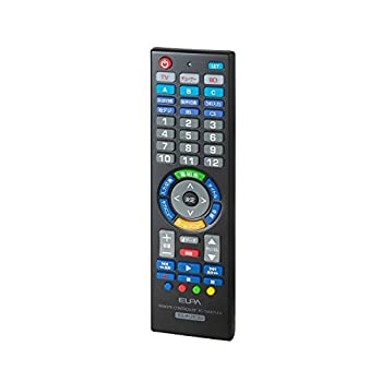 【中古】「未使用品」ELPA エルパ マルチリモコン 1台のリモコンで3台の機器を操作できる オーディオ 照明 誤操作防止のチャイルドロック式 RC-TV007UDL
