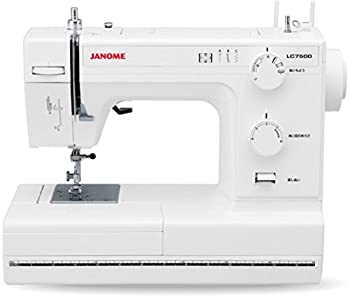 【中古】「非常に良い」JANOME ジャノメ レザークラフト対応 パワフル 電動ミシン LC7500 レザー針 レザー押さえ 標準装備 LC-7500