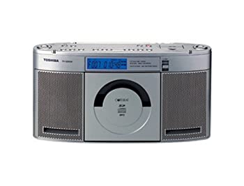 【中古】TOSHIBA SD/CDラジオ CUTEBEAT シルバー TY-SDX50(S)｜オマツリライフ別館
