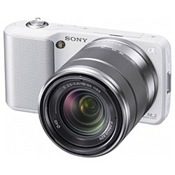 【中古】「非常に良い」ソニー SONY デジタル一眼α NEX-3 ズームレンズキット ホワイト NEX-3K/W 53,477円