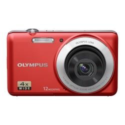 【中古】OLYMPUS デジタルカメラ VG-110 レッド 1200万画素 広角27mm 光学4倍ズーム VG-110 RED|オマツリライフ別館