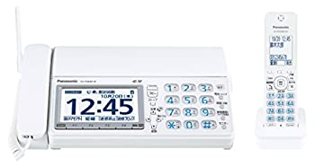 【中古】「未当てはめる品」パナソニック おたっくす デジタルコードレスFAX 子機1台付き添い人 めんどう臭さ押しとどめる役立つこと積み上げる 白いこと KX-PD600DL-W