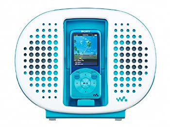 【中古】「非常に良い」SONY ウォークマン用ドックスピーカー 防水仕様 ブルー RDP-NWR100/L｜オマツリライフ別館