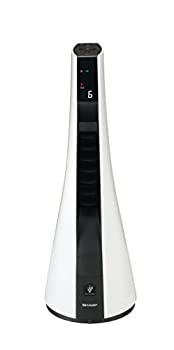 【中古】「非常に良い」SHARP プラズマクラスター搭載 ヒートイオンファン ホワイト系 PF-FTH1-W