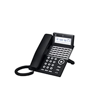 【中古】「人並み外れたに好いたらしい」saxa/サクサ PLATIAII(プラティア2) 30名取り草電話 TD820(B)※黒いこと 家電-電話機・FAX-家庭用電話機