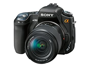 【中古】「非常に良い」ソニー SONY デジタル一眼レフ α350 レンズキット DT 18-70mm F3.5-5.6付属 DSLR-A350K｜オマツリライフ別館