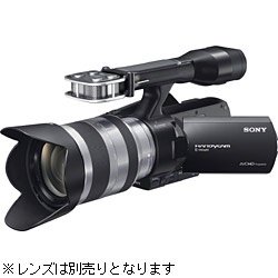 【中古】「ほぼ新品」ソニー SONY 水晶体取り替えっこ式デジタル固定ディスクテレビカメラリコーダー 上半身 NEX-VG20/B