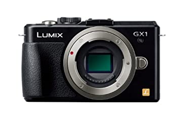 【中古】パナソニック 鏡鑑受け答え一眼写真機 ルミックス GX1 上半身 1600万絵素 知的能力黒いこと DMC-GX1-K