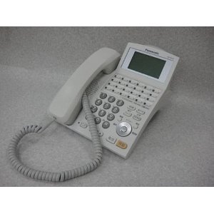 【中古】「非常に良い」Panasonic La Relier オフィス用品 24キー電話機K-W VB-F611KA-W