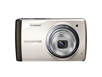 【中古】「人並み外れたに好いたらしい」OLYMPUS デジタル写真機 STYLUS VH-410 1600万絵素CCD 広角26粍 しろがね色 VH-410 SLV