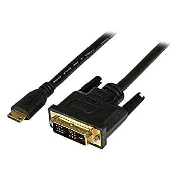 【中古】「未使用品」StarTech.com ミニHDMI - DVI-Dケーブル 2m オス/オス HDCDVIMM2M