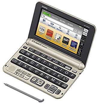 【中古】カシオ 電子辞書 エクスワード 生活・ビジネスモデル XD-G8000GD シャンパンゴールド コンテンツ140|オマツリライフ別館