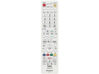 【中古】「ほぼ新品」せつ然たる SHARP テレビ受像機遠隔操作 0106380508
