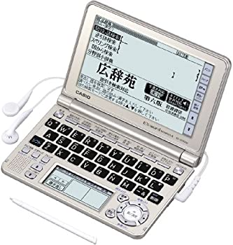 【中古】CASIO Ex-word 電子辞書 XD-GF6500GD シャンパンゴールド 音声対応 120コンテンツ 多辞書総合モデル クイックパレット付き5.7型(横125.9&times;縦73.1｜オマツリライフ別館