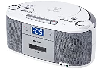 (非常に良い)TOSHIBA CDラジオカセットレコーダー CUTEBEAT シルバー TY-CDS5(S)