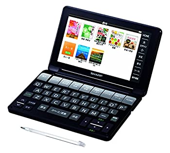 【中古】「非常に良い」シャープ カラー電子辞書(音声対応/タイプライターキー)ブラック|オマツリライフ別館