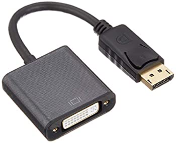 【中古】「未使用品」Lumen Display Port[20ピン・オス] - DVI-D[24ピン・メス・デュアルリンク]デジタル接続変換ケーブル 【Active(アクティブ)タイプ】 [ 0.1m ] LA