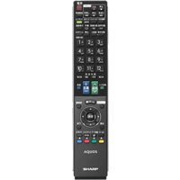 【中古】「ほぼ新品」シャープ[SHARP]　オプション・消耗品　【0126380047】　液晶テレビ用　リモコン｜オマツリライフ別館