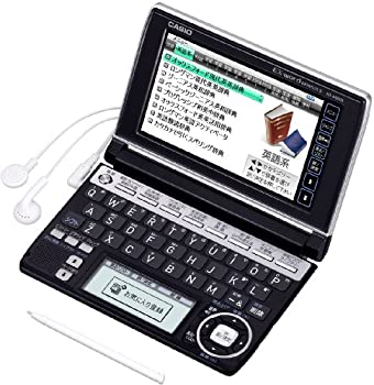 【中古】「非常に良い」CASIO Ex-word 電子辞書 XD-A4800BK ブラック 高校生学習モデル ツインタッチパネル 音声対応 120コンテンツ 日本文学300作品/世界文学100作品収