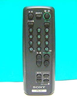 【中古】「非常に良い」ソニー テレビリモコン RM-J205