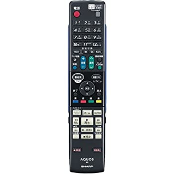 【中古】「非常に良い」シャープ BDレコーダー 純正リモコン GA810WJPA (0446380218)|オマツリライフ別館