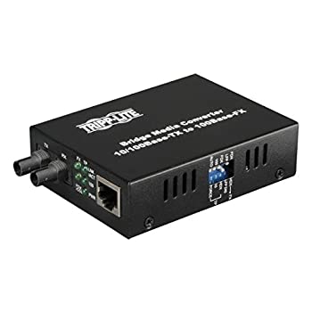 【中古】「ほぼ新品」Tripp Lite Fiber Optic 10/100BastT to 100BaseFX-ST Multimode Media Converter 2粁 1310航空マイル - Fiber media converter - Ethernet Fast Etherne