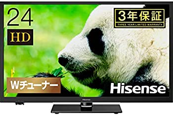 【中古】「非常に良い」ハイセンス Hisense 24V型 液晶テレビ -外付けHDD録画対応(裏番組録画)/メーカー3年保証- 24A50