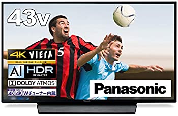 【中古】パナソニック 43V型 4Kダブルラジオ受信機内蔵 液晶 テレビ受像機 VIERA HDR相応う TH-43GX855 TV・オーディオ・カメラ-テレビ