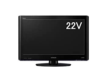 【中古】「非常に良い」日立 22V型 地上・BS・110度CSデジタルハイビジョン液晶テレビWooo　(250GB HDD内蔵 録画機能付) L22-HP05