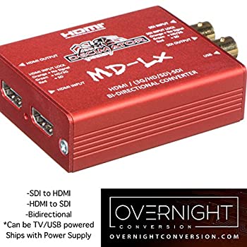 【中古】（人並み外れたに好いたらしい）デシメーターデザイン MD-LX 双方向HDMI/SDI変換器
