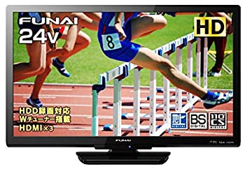 【中古】「非常に良い」FUNAI FL-24H1010 24V型 地上･BS･110度CSデジタル ハイビジョン液晶テレビ