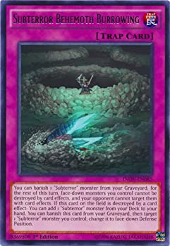 【中古】「未使用品」遊戯王 英語版/Yu-Gi-Oh! - Subterror Behemoth Burrowing (INOV-EN085) - Invasion: Vengeance - 1st Edition - Rare