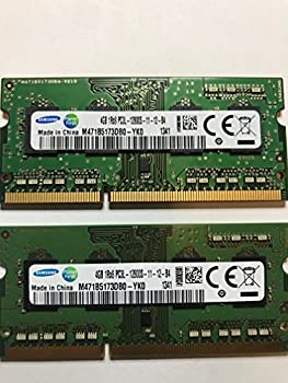 【中古】「ほぼ新品」SAMSUNG パソコン3L-12800s (DDR3-1600) 4GB x 2枚組 \u003d 足し加える8GB 万覚え帳マイコン用