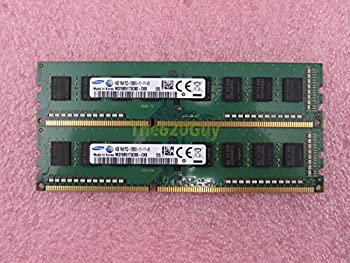 (非常に良い)SAMSUNG PC3-12800U (DDR3-1600) 4GB x 2枚組 合計8GB 240ピン DIMM デスクトップパソコン用メモリ 動作保証品