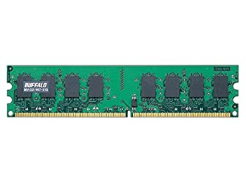 【中古】「未使用品」BUFFALO デスクトップ用 増設PCメモリ MV-D2/667-S1G