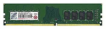 【中古】「未当て嵌める品」Transcend 事務机とっ始めパソコン用 パソコン4-19200(DDR4-2400) 16GB 1.2V 288pin U-DIMM TS2GLH64V4B