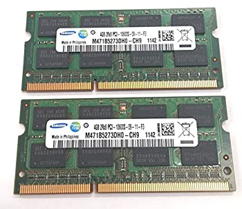 【中古】「ほぼ新品」DDR3 パソコン3 4GB 2枚書き割り サムソン製 パソコン3-10600S-09-11-F3 204pin DDR3-SDRAM S.O.DIMM バルク記憶装置