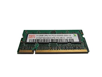 【中古】「ほぼ新品」512?MB ddr2?667?MHzノートブックコンピュータメモリ???HYNIX hymp564s64cp6-y5