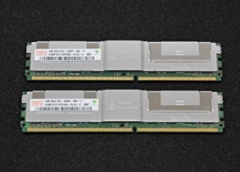 【中古】「ほぼ新品」SKハイニックス PC2-5300 4GB FB-DIMM 2枚セット 2Rx4 合計8GB 【中古】