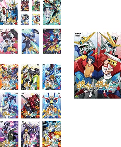 【中古】「ほぼ新品」ガンダムビルドファイターズ 全9巻 + トライ 全9巻 + 特別編 GMの逆襲/アイランド・ウォーズ [レンタル落ち] 全19巻セット [マーケットプレイスDVDセット商品]