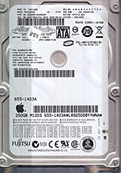 【中古】MHY2250BH PN CA06889-B42900AP、Fujitsu 250GB SATA 2.5 ハードドライブ