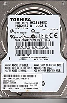 【中古】「非常に良い」mk2565gsx、c0?/ gj003?m、hdd2h84?B ul02?S、Toshiba 250?GB SATA 2.5ハードドライブ
