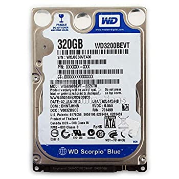 【中古】WD wd3200bpvt 320?GBモバイルハードドライブ???2.5?SATA、