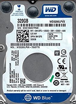 【中古】「非常に良い」Western Digital WD3200LPVX-75V0TT0 320GB DCM: EBKTJAB [並行輸入品]｜オマツリライフ別館 15,340円
