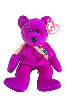 【中古】「ほぼ新品」TY ビーニーベイビーズ BEANIE BABIES Millennium 千年紀 熊 ぬいぐるみ