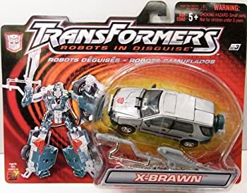 【中古】「未当て嵌める品」トランスフォーマー [人造人間 はたご屋 ディスガイズ] [晴れ晴れしい 社会階級] Xブローン [銀]