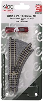 【中古】「未使用品」KATO Nゲージ ユニトラックコンパクト電動ポイントR150-45°右 20-241 鉄道模型用品