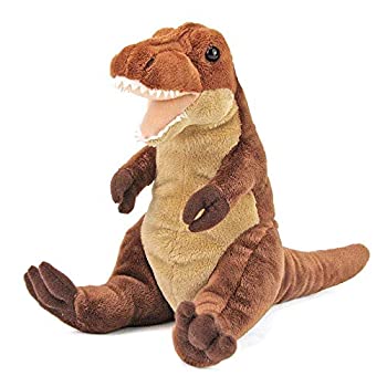 【中古】「ほぼ新品」カロラータ ティラノサウルス・レックス ぬいぐるみ 恐竜 (おすわり続きもの) 15cm×19cm×15糎