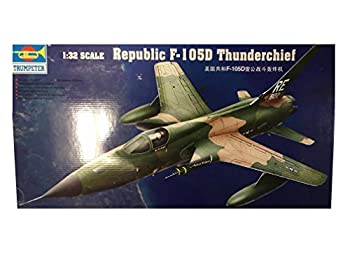 【中古】「未使用品」トランペッター 1/32 リパブリック F-105D サンダ-チ-フ プラモデル