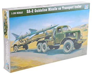 【中古】「非常に良い」トランペッター 1/35 SA-2誘導ミサイル/輸送車 プラモデル
